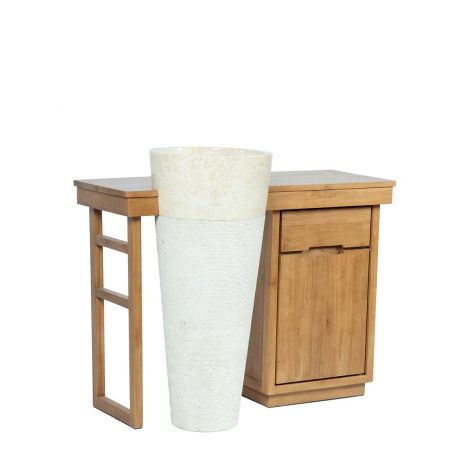 ШКАФ ЗА БАНЯ ОТ ДЪРВО С МИВКА ИНТЕГРА 105